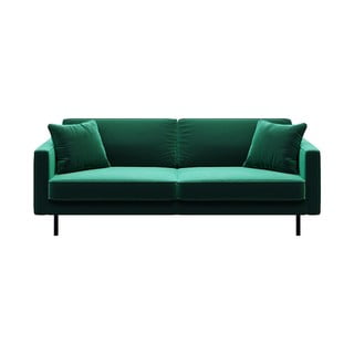 Žalios spalvos aksominė sofa MESONICA Kobo, 207 cm