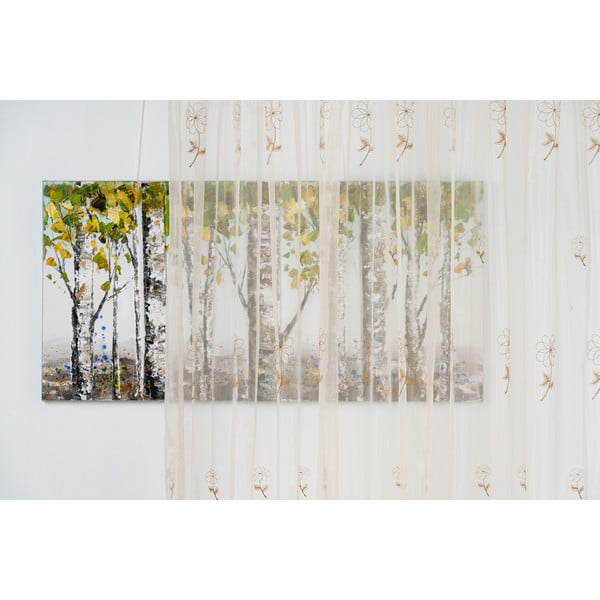 Permatoma užuolaida smėlio spalvos 140x245 cm Edith – Mendola Fabrics-image-3