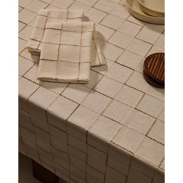 Iš medvilnės staltiesė 170x250 cm Ersen – Kave Home-image-3