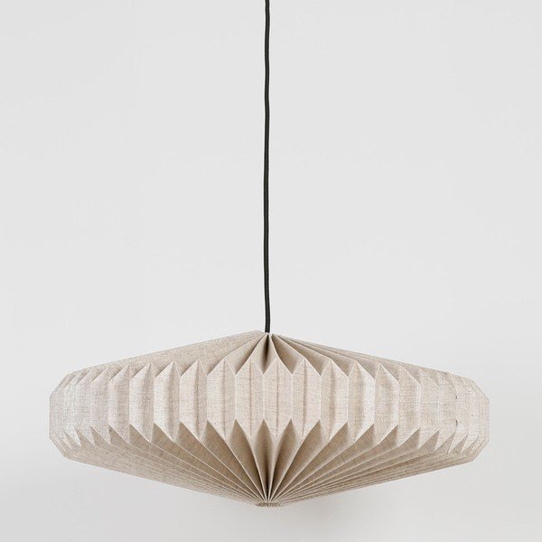Kreminis pakabinamas šviestuvas 56x56 cm Fontelo - Côté Table-image-4
