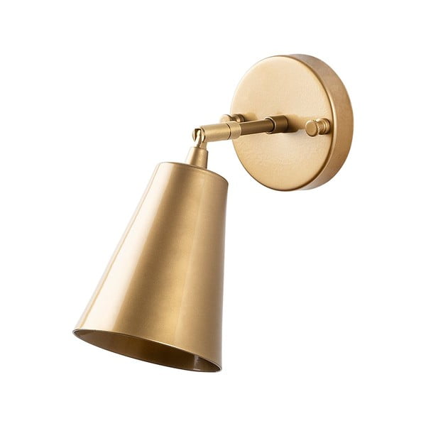 Auksinės spalvos sieninė lempa ø 10 cm Evander – Opviq lights-image-2