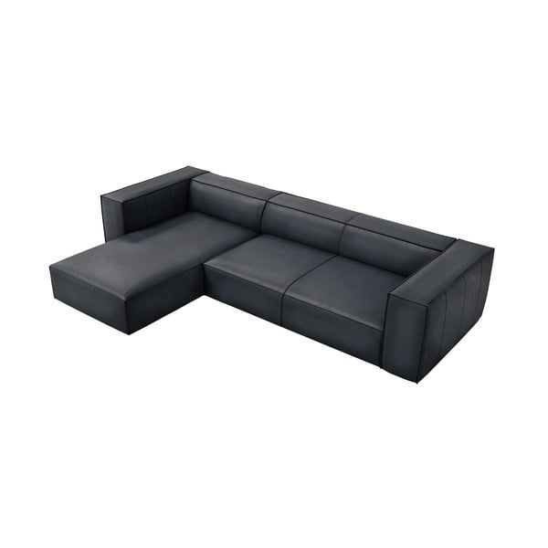 Iš odos kampinė sofa tamsiai mėlynos spalvos (su kairiuoju kampu) Madame – Windsor & Co Sofas-image-1