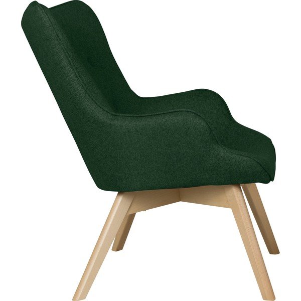 Tamsiai žalios spalvos krėslas Niko – Ropez-image-3