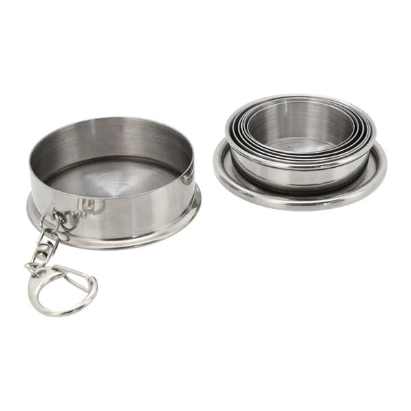 Sulankstomas nerūdijančio plieno "Cattara" puodelis, 60 ml-image-3