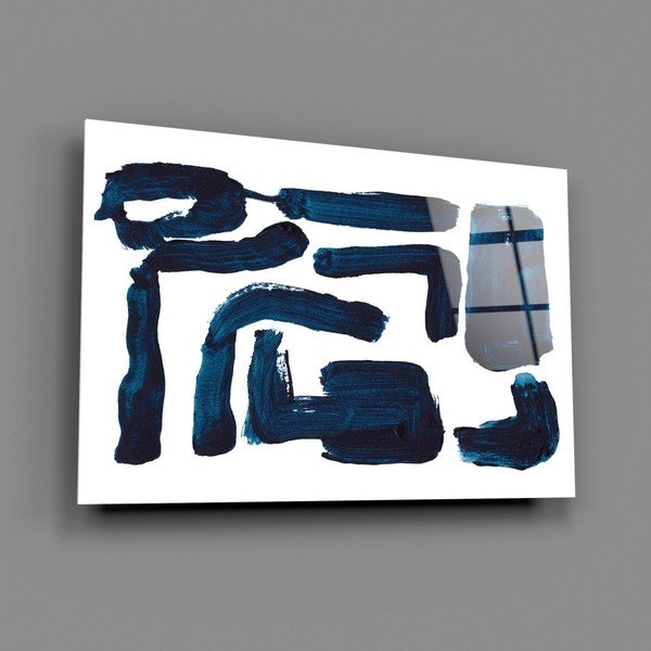Paveikslas ant stiklo Insigne Abstract Lines, 110 x 70 cm-image-3