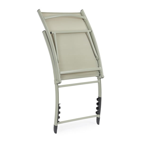 Taupe spalvos metalinis sodo šezlongas Taylor – Bizzotto-image-3