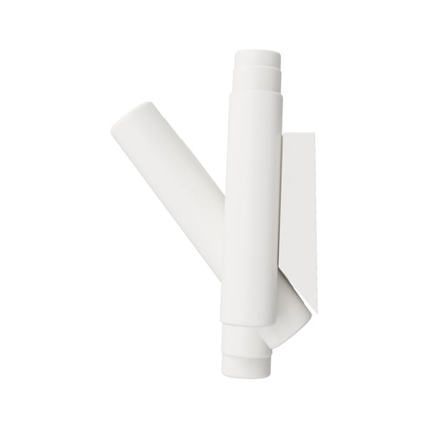 Iš pušies masyvo sieninė lentyna baltos spalvos Picket – Umbra-image-4