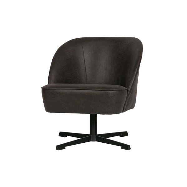 Juodas odinis krėslas BePureHome Vogue-image-3