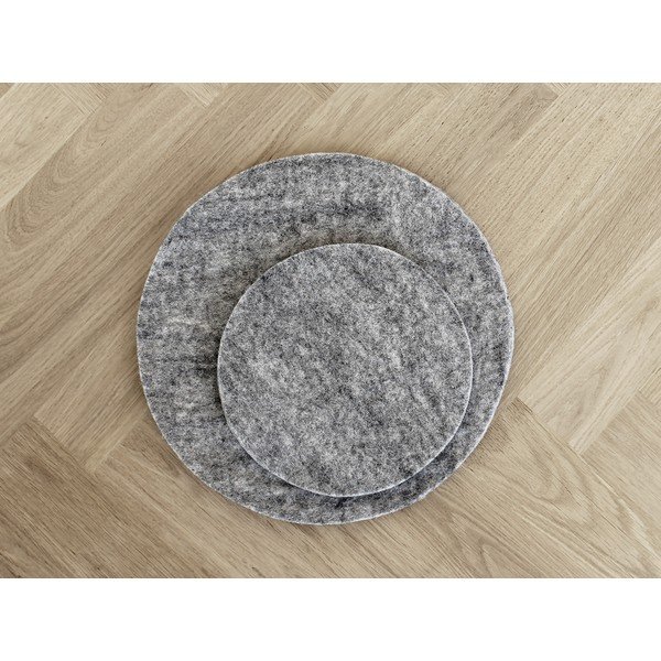 Pilkas veltinio padėkliukas Wooldot Felt Coaster, ⌀ 30 cm-image-1