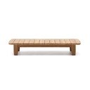 Iš tikmedžio masyvo sodo kavos staliukas 70x140 cm Tirant – Kave Home