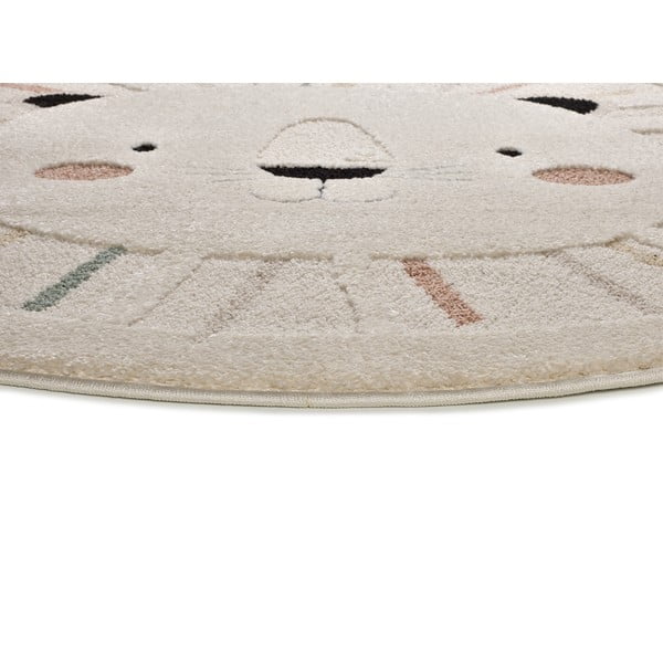 Vaikiškas kilimas kreminės spalvos ø120 cm Clown – Universal-image-3