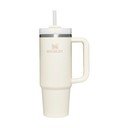 Kreminės spalvos iš nerūdijančio plieno su šiaudeliu termosas 890 ml Quencher H2.O FlowState™ Tumbler Cream 2.0 – Stanley