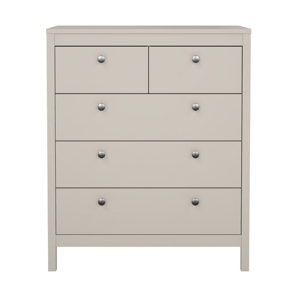 Pilkai smėlinės spalvos šoninė spintelė 82x99x38 cm Madrid – Tvilum-image-2