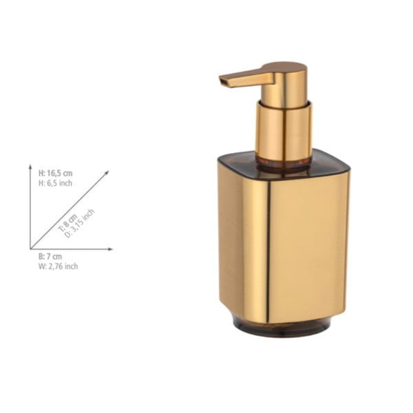 Aukso spalvos muilo dozatorius Wenko Auron-image-1