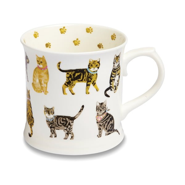 Porcelianinis puodelis Cooksmart ® Cats on Parade, 450 ml