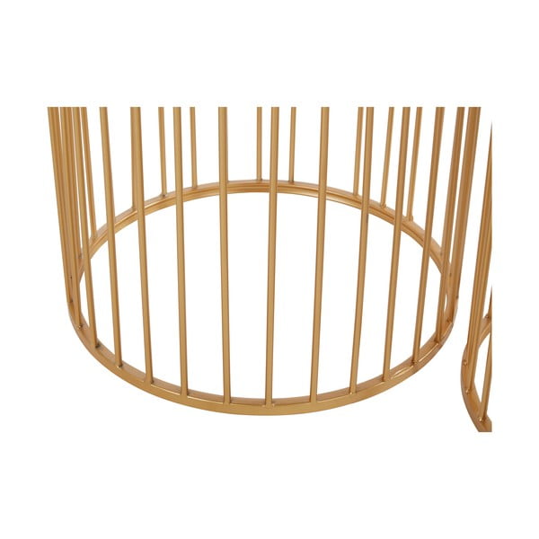 Apvalios formos šoniniai stalai 2 vnt. su stikliniu stalviršiu ø 45 cm Avantis – Premier Housewares-image-3