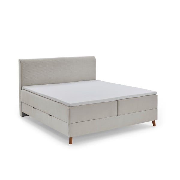 Smėlio spalvos lova su daiktadėže 160x200 cm Memphis - Meise Möbel