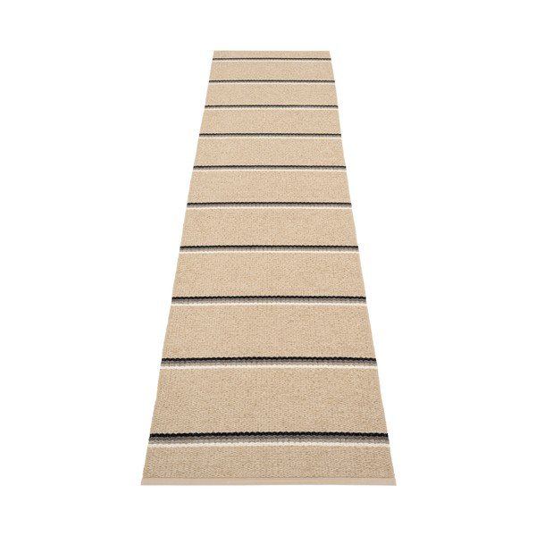 Smėlio spalvos lauko kilimas 70x300 cm Olle Mud Beige – Pappelina