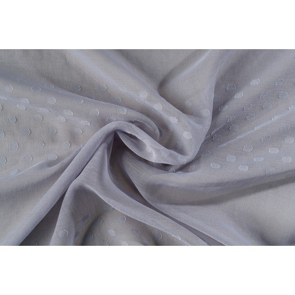 Permatoma užuolaida pilkos spalvos 140x260 cm Aurea – Mendola Fabrics-image-3