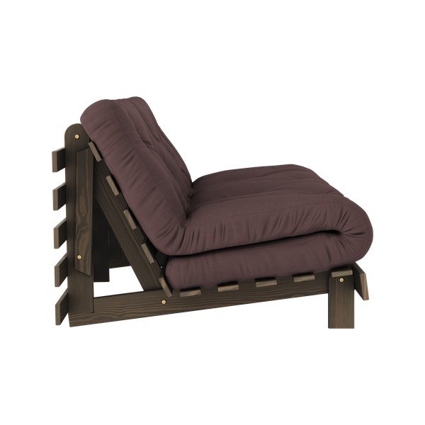 Sulankstoma sofa tamsiai rudos spalvos 160 cm Roots – Karup Design-image-4