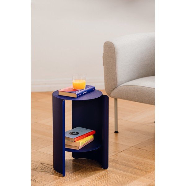 Iš plieno apvalios formos šoninis stalas ø 32 cm Wa – noo.ma-image-1