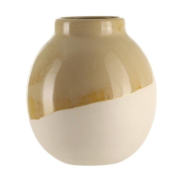 Akmens masės vaza A Simple Mess Skraa Golden Yellow, ⌀ 18 cm