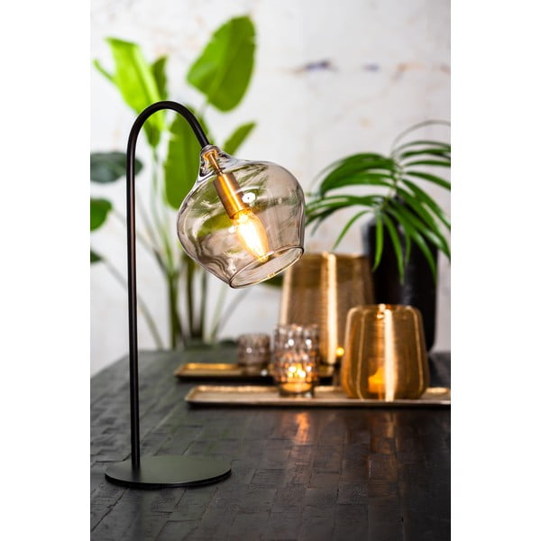 Juoda stalinė lempa (aukštis 50,5 cm) Rakel - Light & Living-image-1