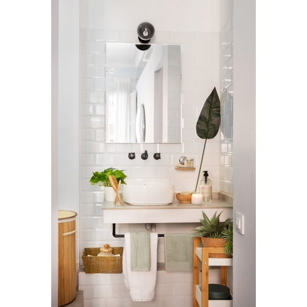 Bambukinis apvalus skalbinių krepšys Compactor Round-image-4