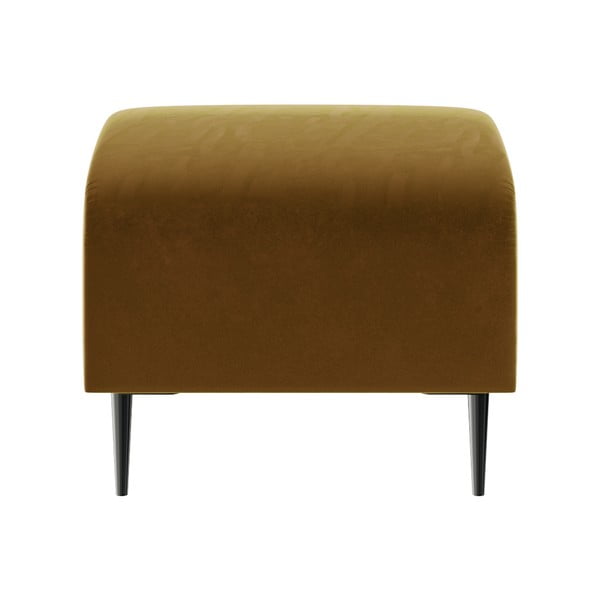 Geltonos spalvos aksominė pakoja Ghado Shel-image-2