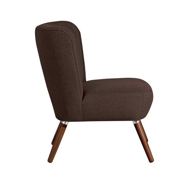 Tamsiai rudos spalvos "Max Winzer Neele" šokoladinis fotelis-image-2