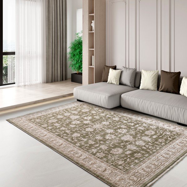 Khaki spalvos/smėlio spalvos kilimas 120x160 cm Ona – Universal-image-1
