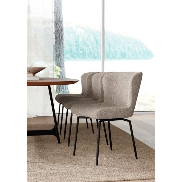 Smėlio spalvos valgomojo kėdė DAN-FORM Denmark Glam-image-2