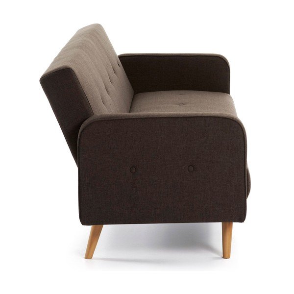 Tamsiai ruda sofa-lova La Forma Regor-image-4