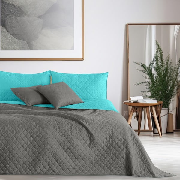 Turkio spalvos mikropluošto užvalkalas DecoKing Axel, 200 x 220 cm-image-2