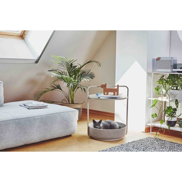 Apvalios formos šoninis stalas ø 50 cm Tavolino Nougat – MiaCara-image-3