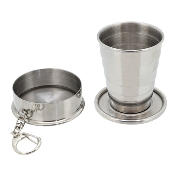 Sulankstomas nerūdijančio plieno "Cattara" puodelis, 60 ml-image-1