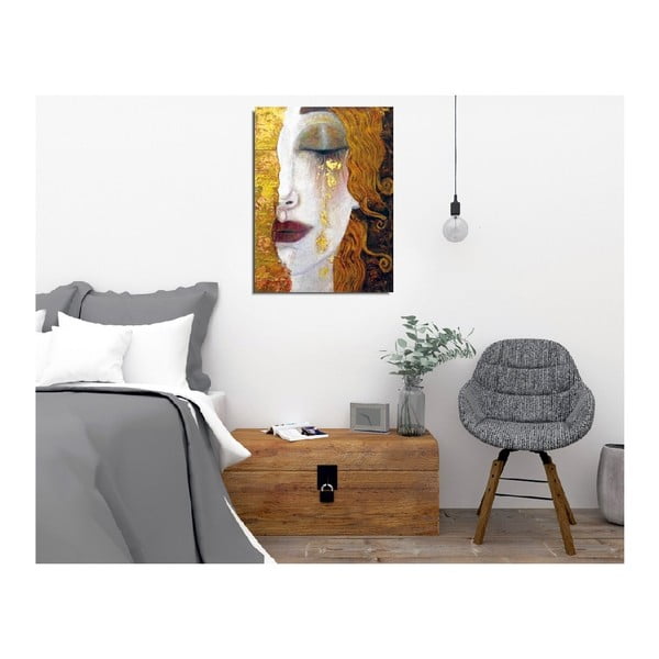 Sieninė reprodukcija ant drobės Gustav Klimt Golden Tears, 30 x 40 cm-image-2