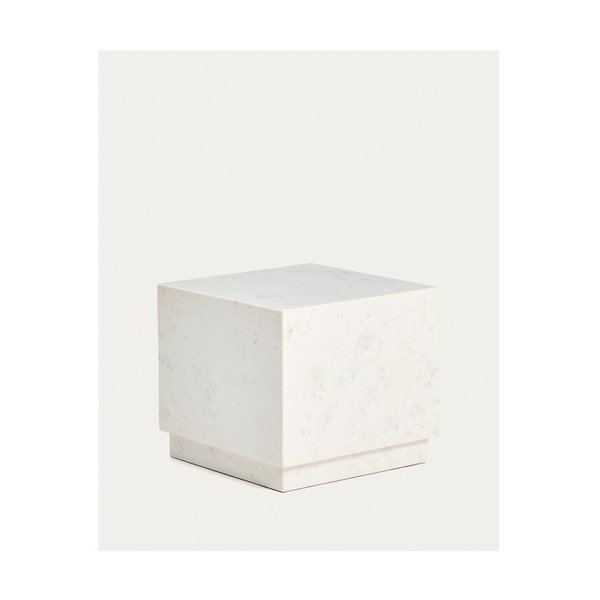 Iš marmuro šoninis stalas 40x40 cm Sorein – Kave Home-image-3