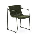 Žalios spalvos metalinė sodo kėdė Maurina – Kave Home