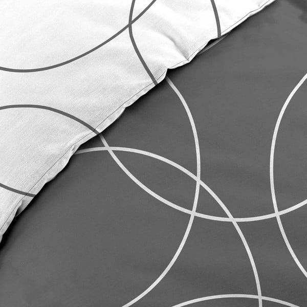 Iš mikropluošto viengulė patalynė pilkos spalvos 140x200 cm Elton – douceur d'intérieur-image-1