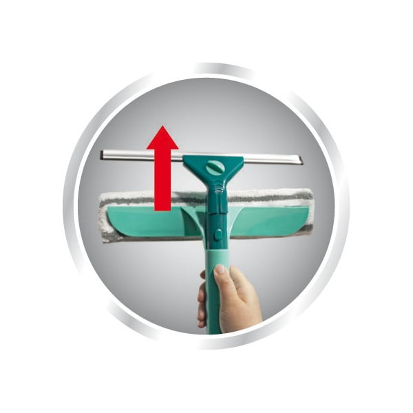 Langų valytuvas ir šluostė su teleskopiniu kotu Classic - LEIFHEIT-image-2