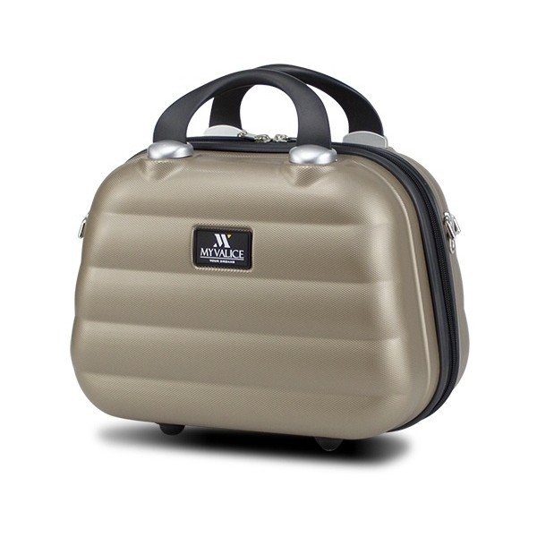 Auksinis moteriškas kelioninis lagaminas My Valice SMART BAG RESSNO Makiažo ir rankų lagaminas