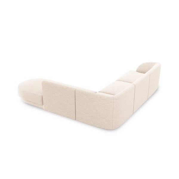 Kreminė kampinė sofa (dešinysis kampas) Miley - Micadoni Home-image-4