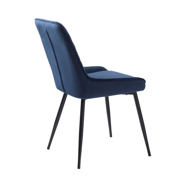 Mėlyno aksomo valgomojo kėdė Milton - Unique Furniture-image-3