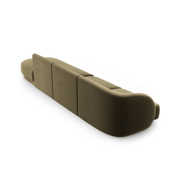 Sofa žalios spalvos iš velveto 302 cm Miley – Micadoni Home-image-4