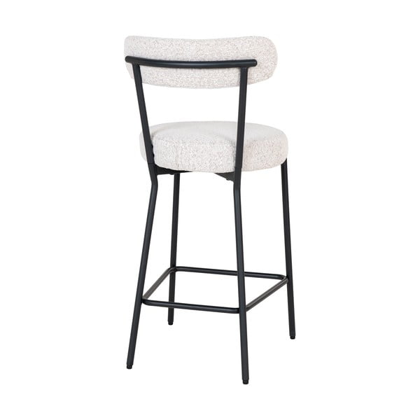 Baro taburetė baltos spalvos (sėdynės aukštis 65 cm) Badalona – House Nordic-image-4