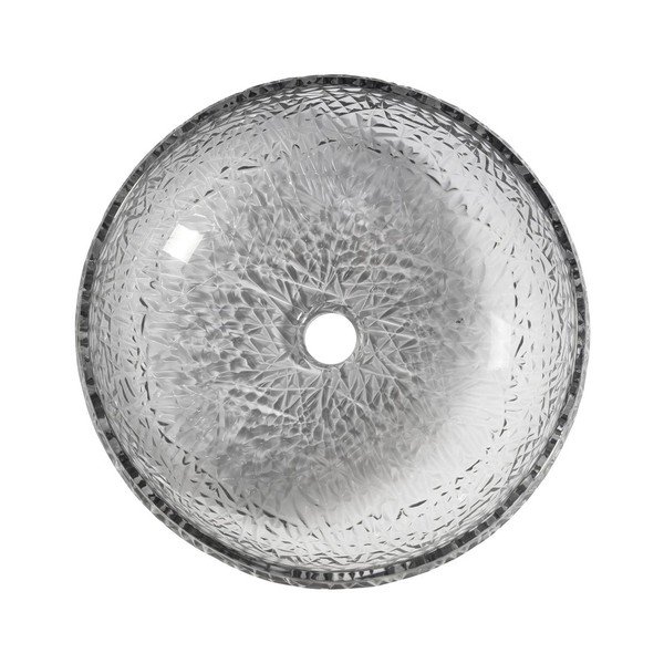Iš stiklo apvalios formos praustuvas juodos spalvos ø 42 cm Gaviota – Sapho-image-2