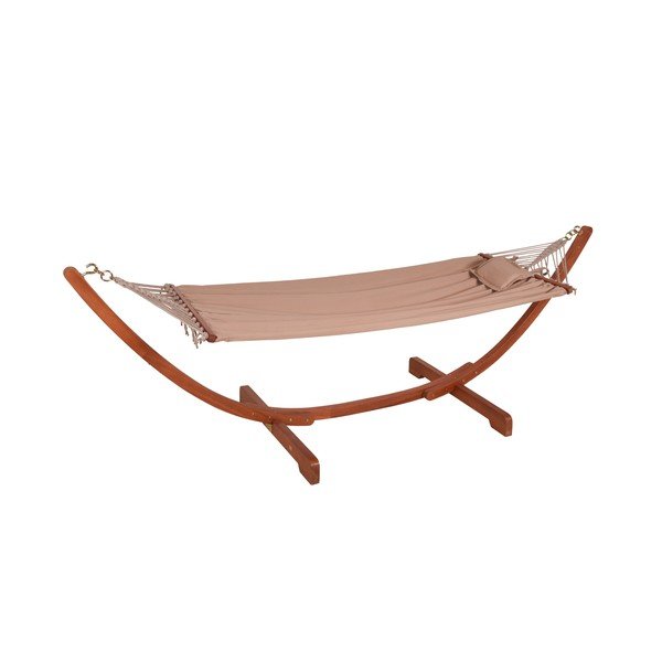 Sodo supamasis krėslas ant eukalipto medienos konstrukcijos ADDU Hammock Madeira