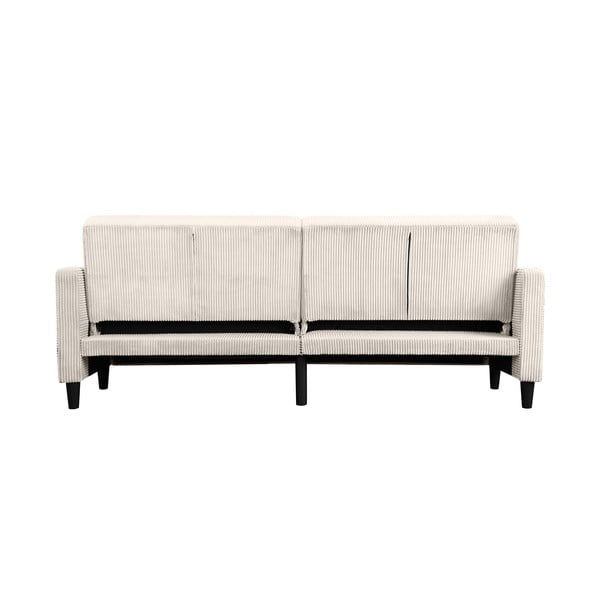 Iš kordinio velveto sulankstoma sofa baltos spalvos 82 cm Hartford – Støraa-image-2