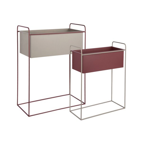 Iš metalo gėlių stovai 2 vnt. (aukštis 65 cm) Reina – PT LIVING